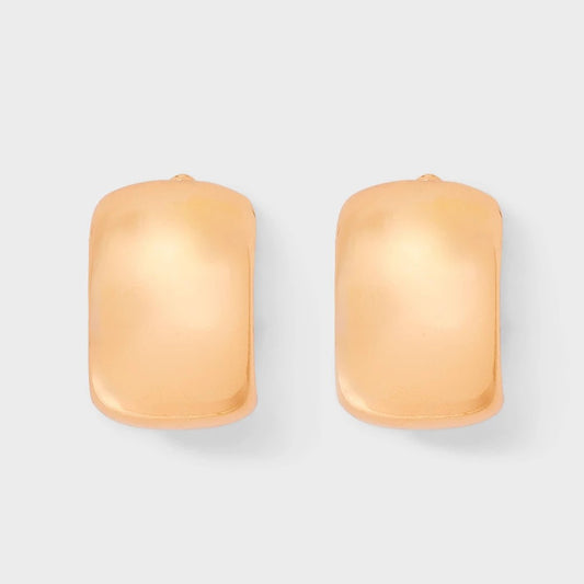 Irregular Arc Hoop Earrings