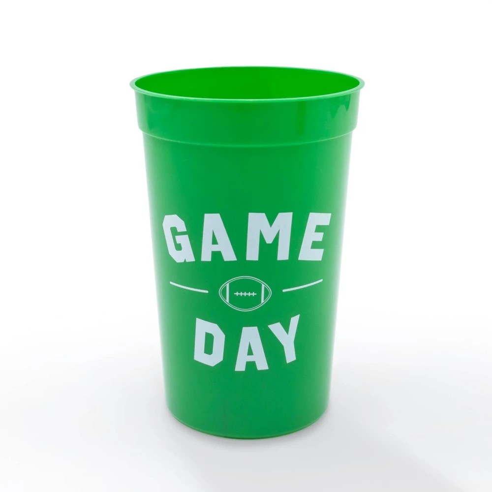 12pk 22 Fl Oz Green Cups