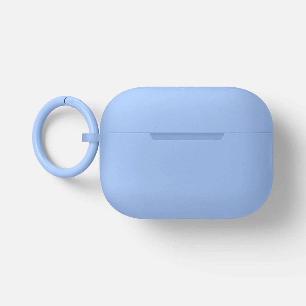 Apple AirPods Pro (1/2 Generation) Translucent Jelly Case - Heyday  Peri-Blue: Silicone Cover with Carabiner