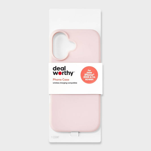 Apple iPhone 16 Case - Dealworthy  Pink