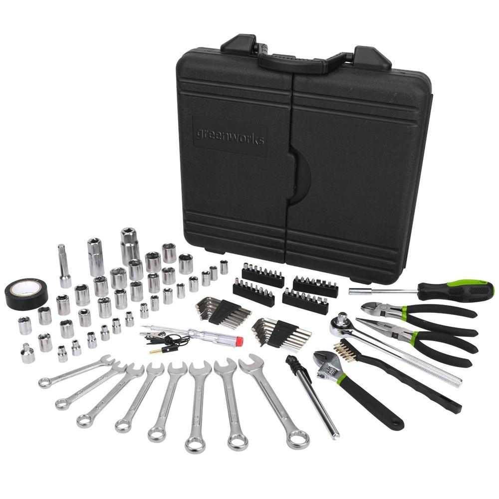 102-Piece Mechanics Tool Kit by Greenworks