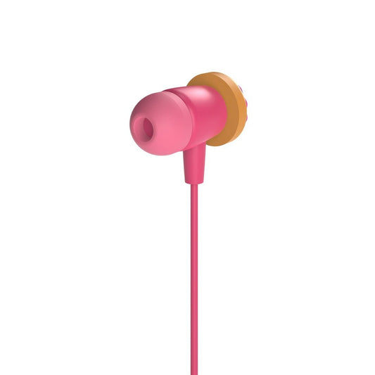GEMS 'Donut' Novelty Wired Earbuds - Pink