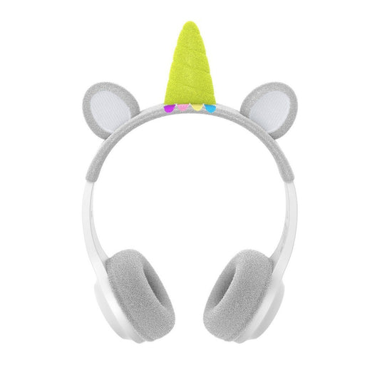 GEMS 'Unicorn' Animal Figural Wireless Headphones - Gray/Green