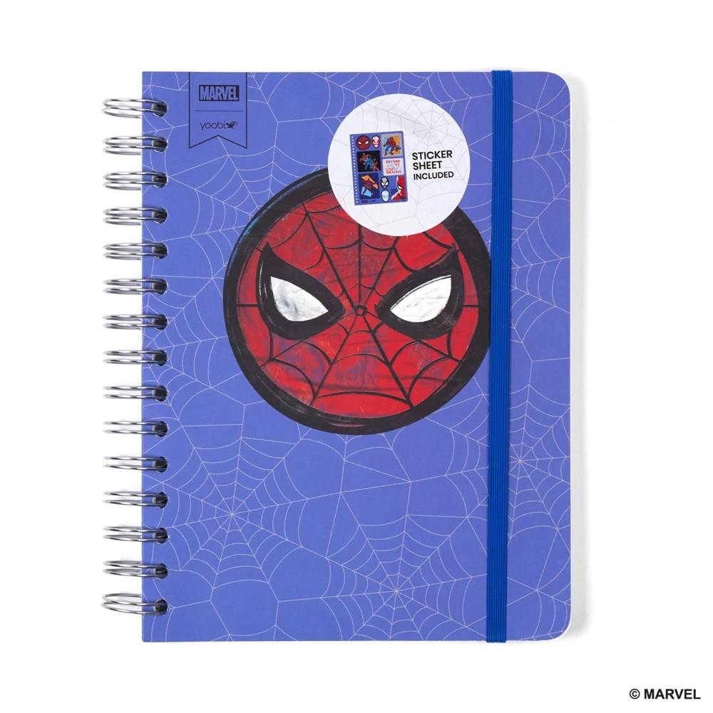 Spider-Man Spiral Journal with Elastic Band
