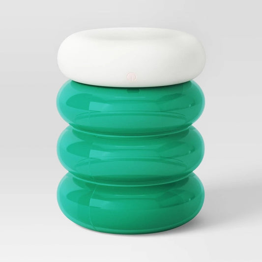 Portable Cordless Storage Novelty Table Lamp with Rechargeable Battery Green - Room Essentials™