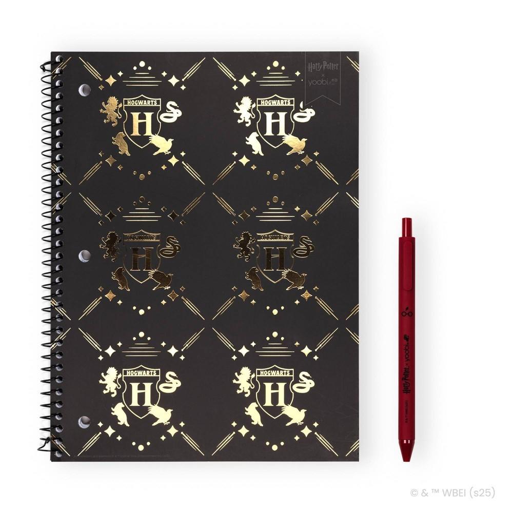 Yoobi Harry Potter Note Book Wide Ruled with Pen