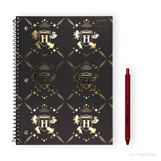 Yoobi Harry Potter Note Book Wide Ruled with Pen