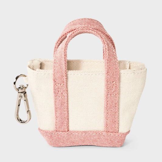 Collegiate Mini Tote Bag Charm - Universal Thread  Pink