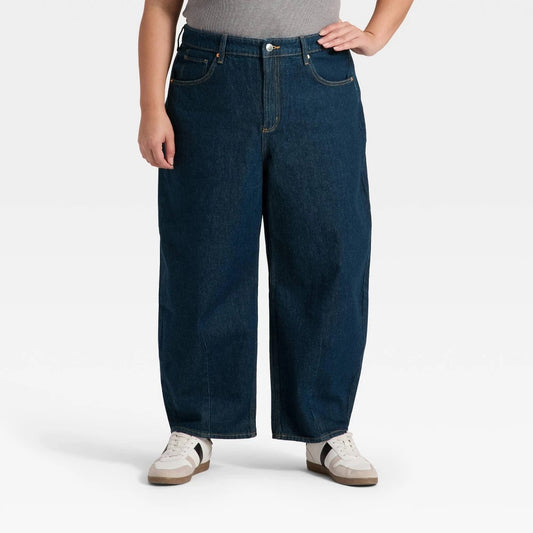Women's 6 - High-Rise Easy Barrel Ankle Jeans - Universal Thread  Rinse Dark Wash