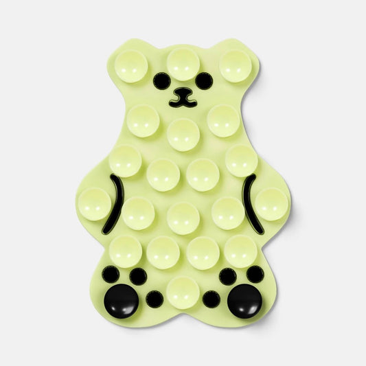 Suction 'Bear' Mount - Heyday  Green: Silicone Phone Stand Holder