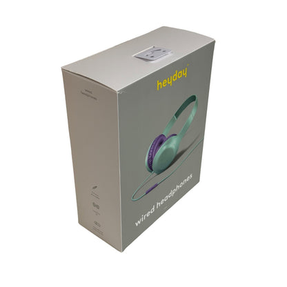 Heyday Wired on-Ear Headphones   Multiple Colors   Tangle-Free Cable   NEW