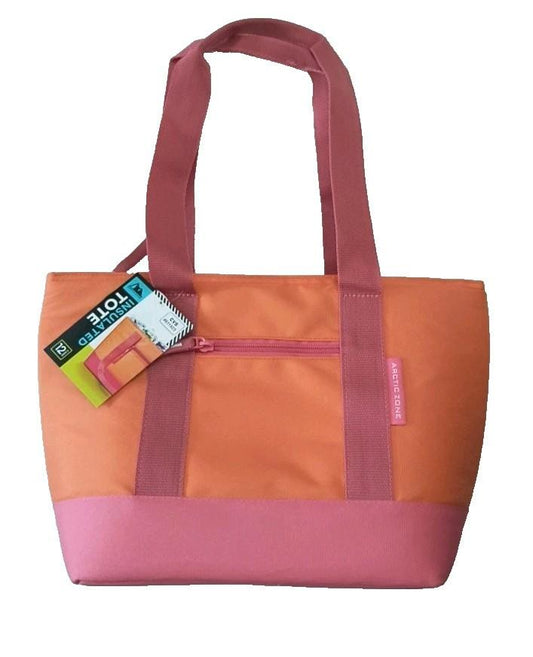 Arctic Zone Lunch Cooler Bag 12-Can Orange/Pink