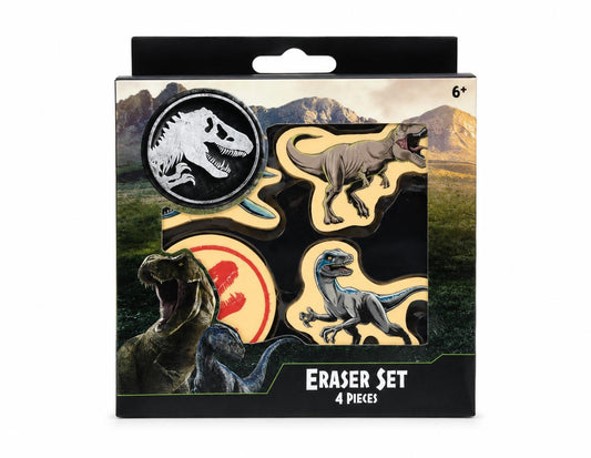 Jurassic World Eraser Set