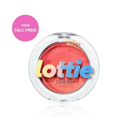 Lottie London Ombre Blush Red Hot, 100% Vegan Ombr  Powder Blush, Talc Free, 0.14 Oz