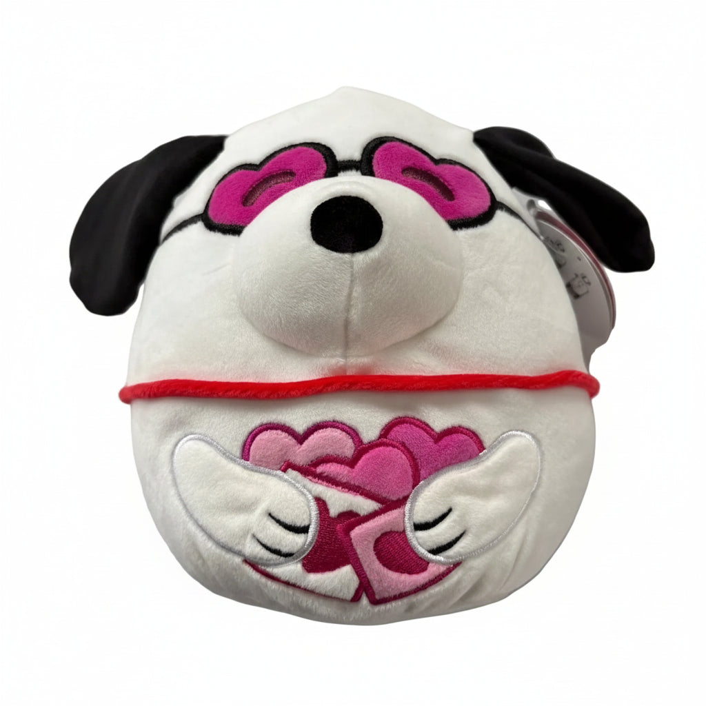 Squishmallows Peanuts Snoopy Heart Sunglasses Plush 8 Inch NEW