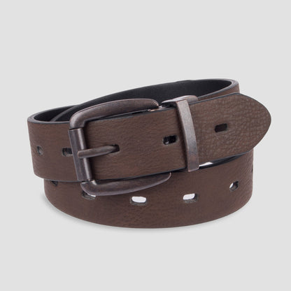 Boys' L Laser Cut Reversible Belt