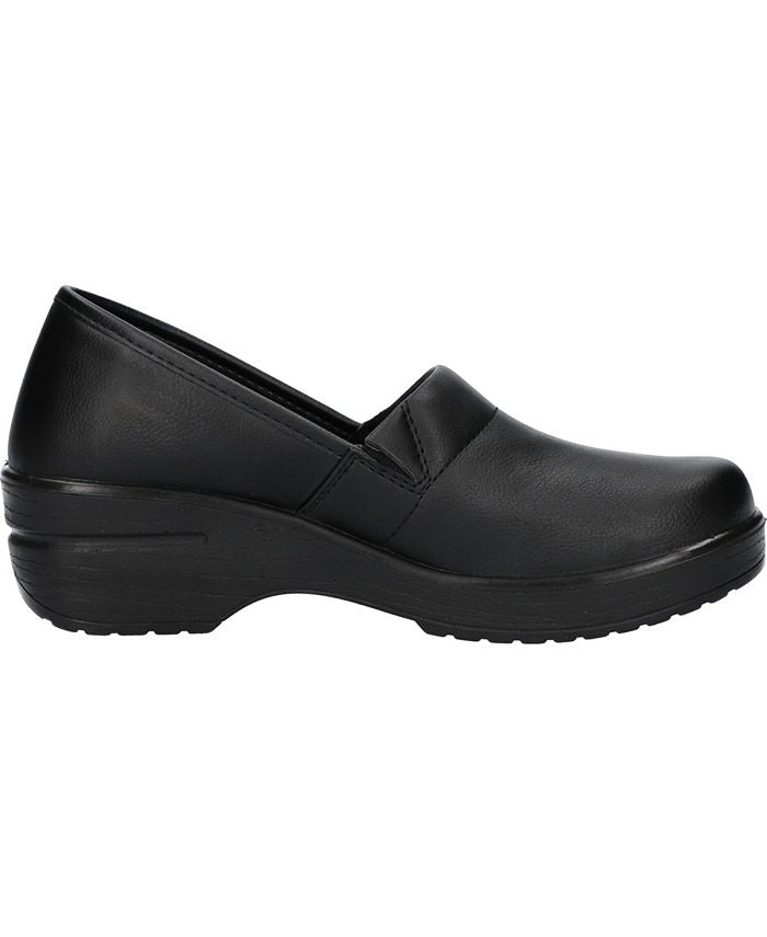 Women's 12 M - Easy Works by Easy Street  Laurie Clogs - Black *Not In Original Box*