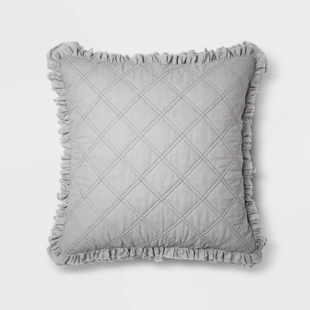 Vintage Washed Ruffle Sham  - Threshold