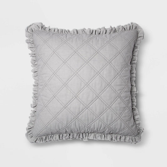 Vintage Washed Ruffle Sham  - Threshold