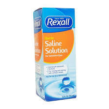 Rexall Sterile Sensitive Eyes Contact Saline Solution 12 Oz **EXP 03/01/2027**