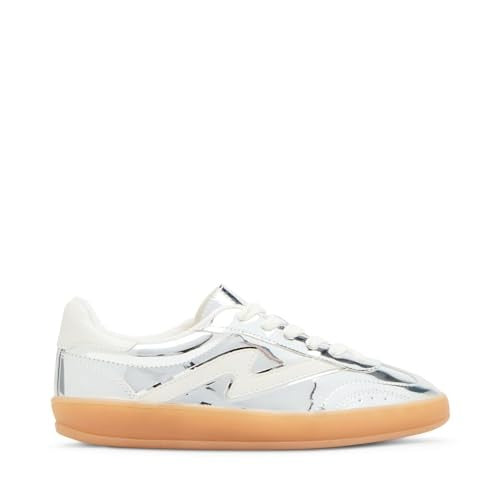 Women's 10 Madden Girl Giia  Sneakers Silver *Damaged Box*