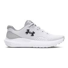 Men's 10 Under Armour Surge 4 Running Shoes White/Halo Gray/Black *Damaged Box*