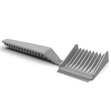 2 Pack Fade Friend Haircut Combs & Silicone Hair Cutting Guide Professional Hair Cutting Combs *Color May Vary*