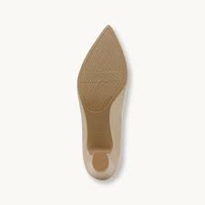 Women's 7.5 M Minx Pump Tender Taupe Faux Leather *Damaged Box*