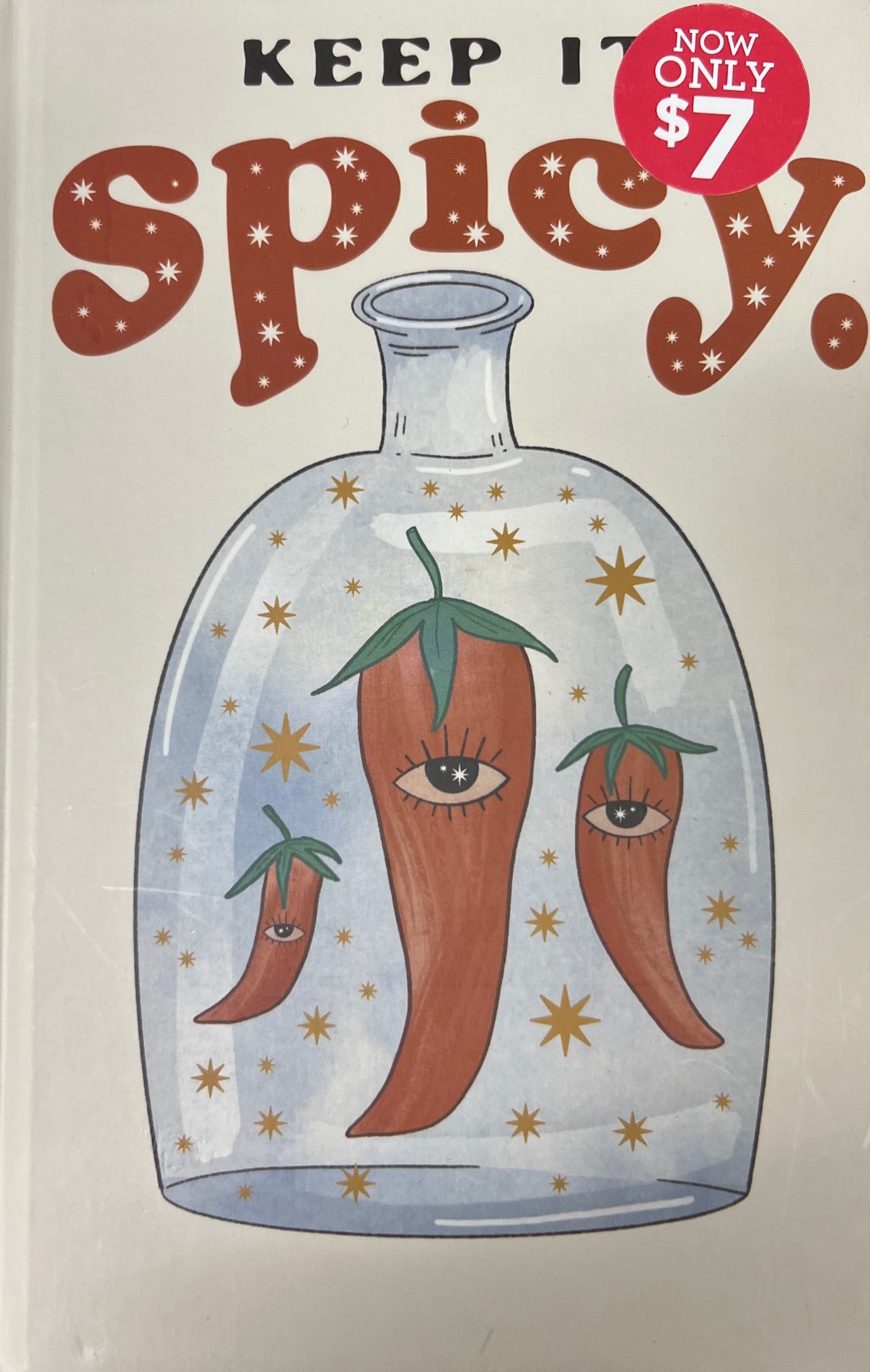 Keep It Spicy Hardcover Notebook Journal Lined Pages