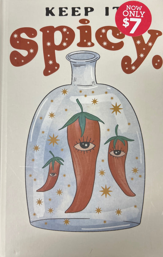 Keep It Spicy Hardcover Notebook Journal Lined Pages