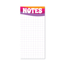 Notepad 50 Sheet List Pad Public School Paper Co. *Color May Vary*