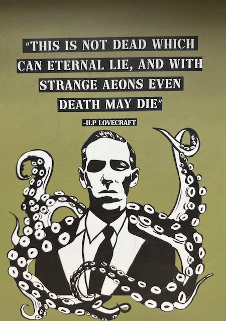 H.P. Lovecraft Journal Literary Horror Spiral Bound Notebook