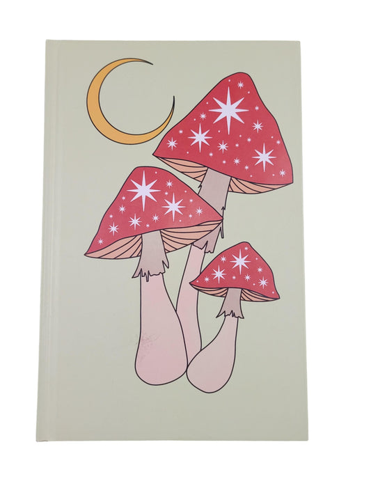 Ark Made Mushrooms at Midnight Lined Journal
