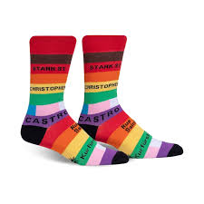 Unisex Socks Women's 8.5-14.5 Men's 7-13 Streets of Pride Sock It To Me