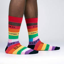 Unisex Socks Women's 8.5-14.5 Men's 7-13 Streets of Pride Sock It To Me