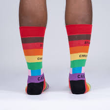 Unisex Socks Women's 8.5-14.5 Men's 7-13 Streets of Pride Sock It To Me