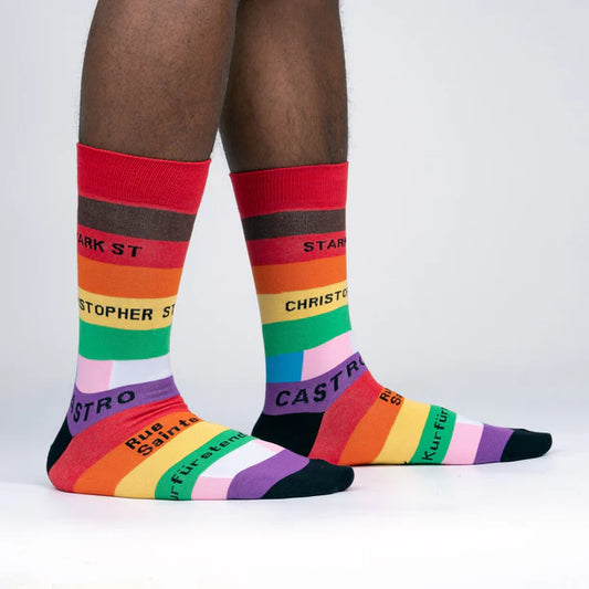 Streets of Pride Unisex Size S/M Crew Socks
