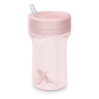 NUK for Nature Everlast Weighted Cup with Straw Pink