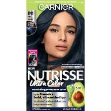 Garnier Nutrisse Ultra Color Nourishing Hair Color Creme, In1 Dark Intense Indigo