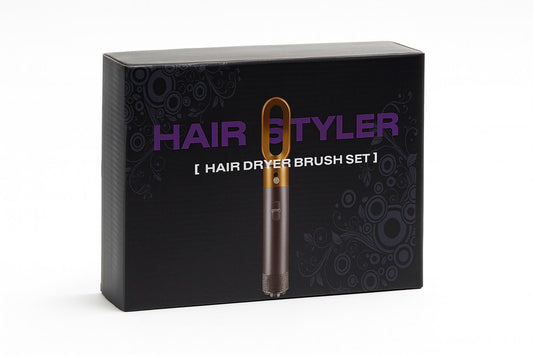 Hair Styler Brush Set 6 in 1 Hair Dryer Styling Tools, Purple
