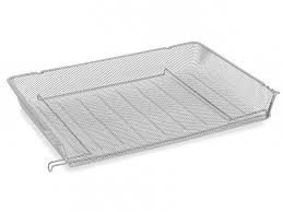 Wire Mesh Desktop Paper Tray - Silver