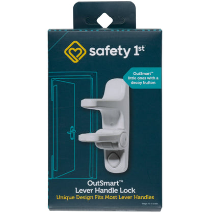Safety 1st OutSmart Lever Lock With Decoy Button - White
