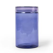 Glass Canisters Purple - Bullseye's Playground