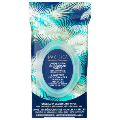 Pacifica Coconut milk & Essential Oils Underarm Deodorant Wipes 30ct