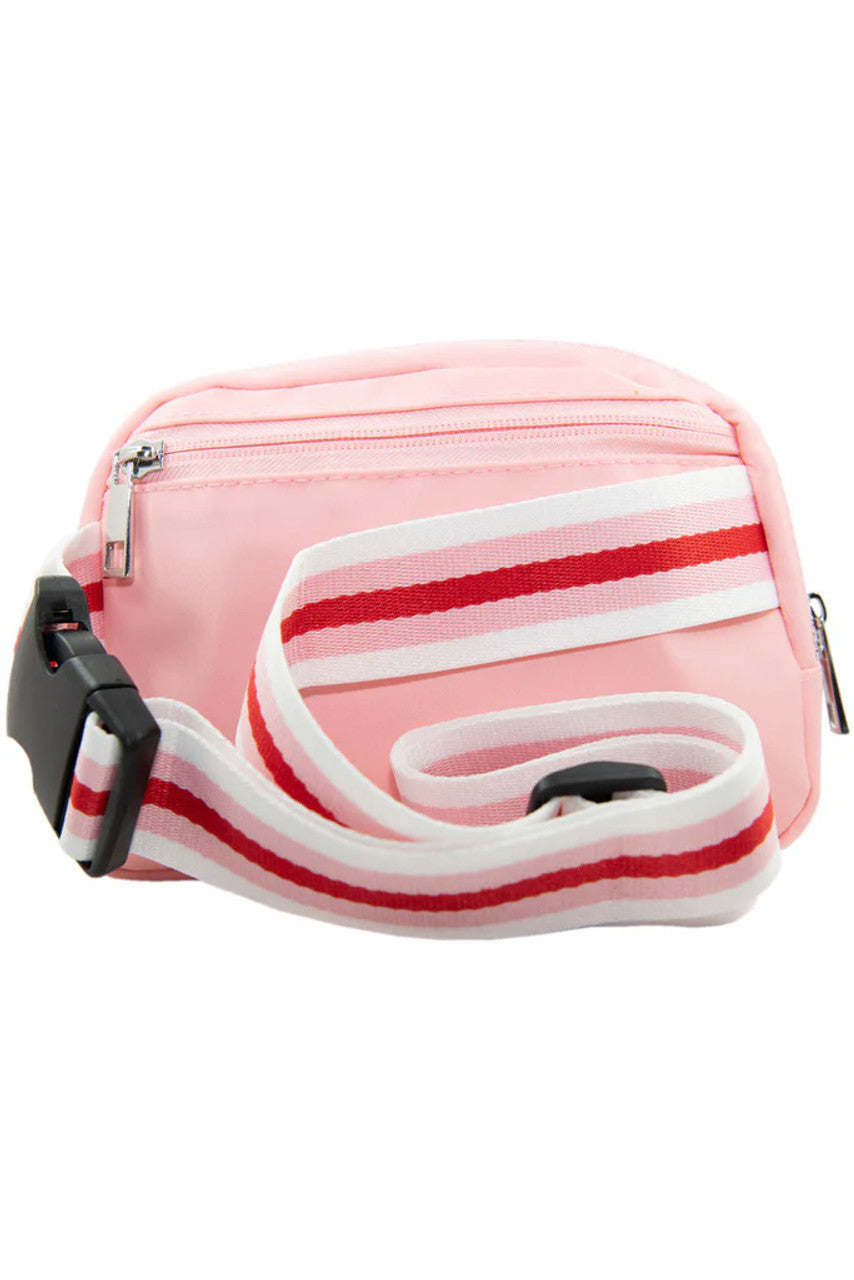 KATYDID Belt Bag/Fanny Pack with Adjustable Strap Pink