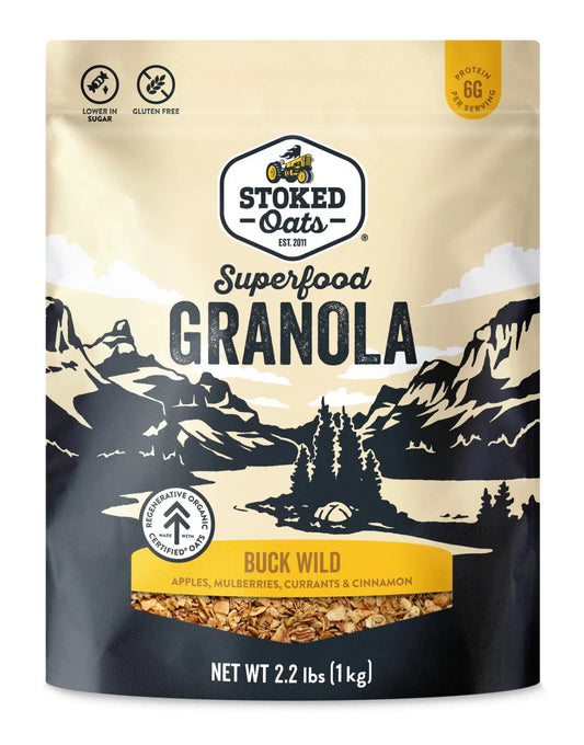 Stoked Oats Wild Buck Granola 2.2 lbs / 1 kg