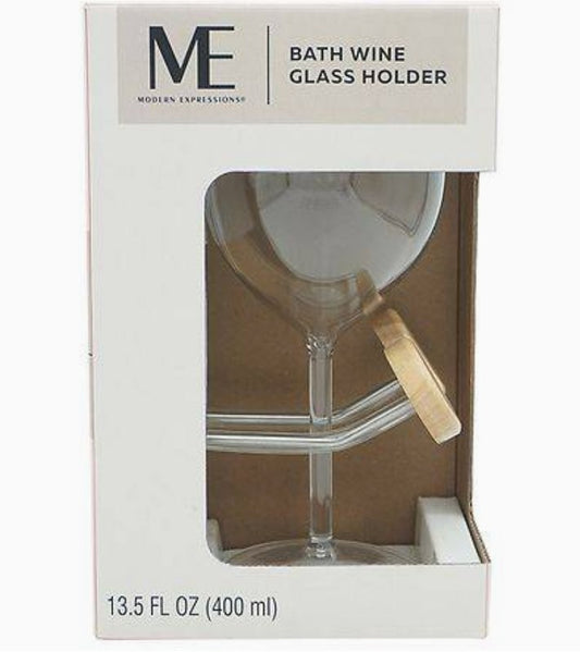 Modern Expressions Bath Wine Glass Holder
