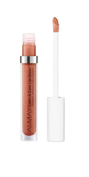 Almay Color & Care Hydrating Lip Gloss, Hypoallergenic, Glitters Gold 300