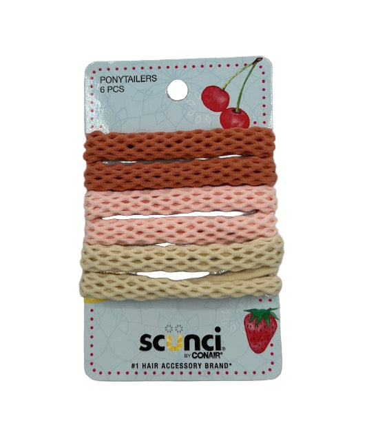 Scunci by Conair Ponytailers 6 PCS
