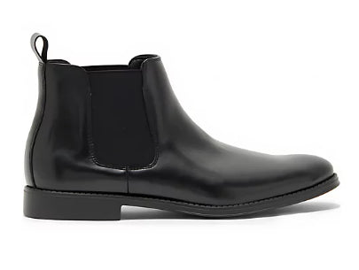 Men's 10.5 - NY & Co Harrison Chelsea Boots - Black *Damaged Box Missing Lid*